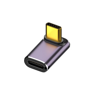 Adaptateur d'angle vertical 240 W USB-C/Type-C femelle vers USB-C/Type-C mâle 40 Gbit/s avec lumière SH749369-20